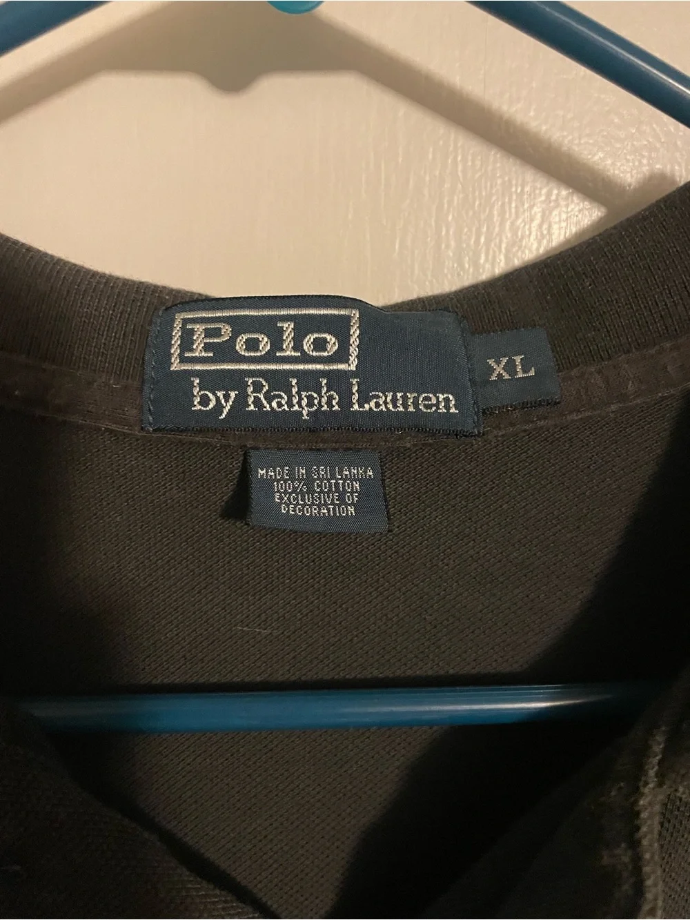 Ralph Lauren Dark Gray Short-Sleeve Polo with Embroidered Pony Men’s Size XL
